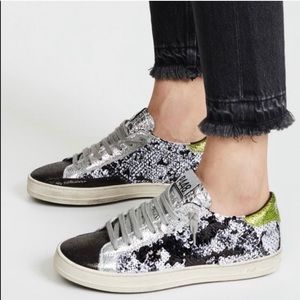 P448 Sequined Sneakers 39/8.5